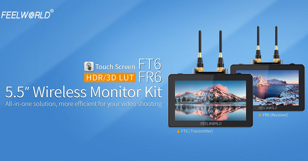 Feelworld FT6+FR6 Wireless Monitoring Kit