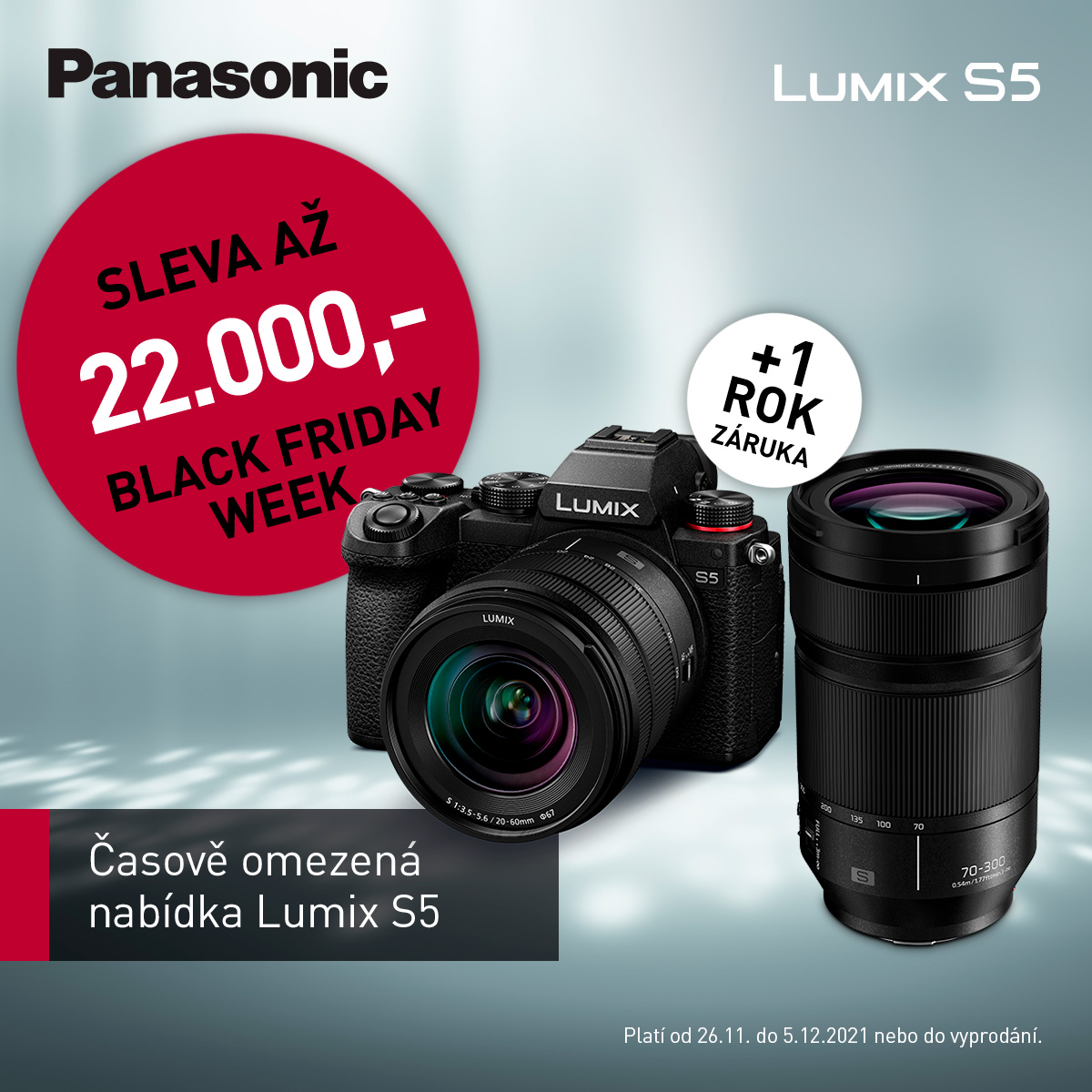 Panasonic LUMIX S5 Black Friday 2021