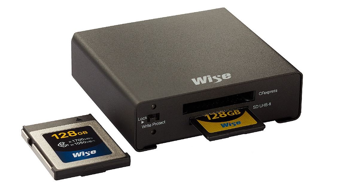 Wise WA-CXS07 Dual Slot CFexpress / SDXC Card Reader
