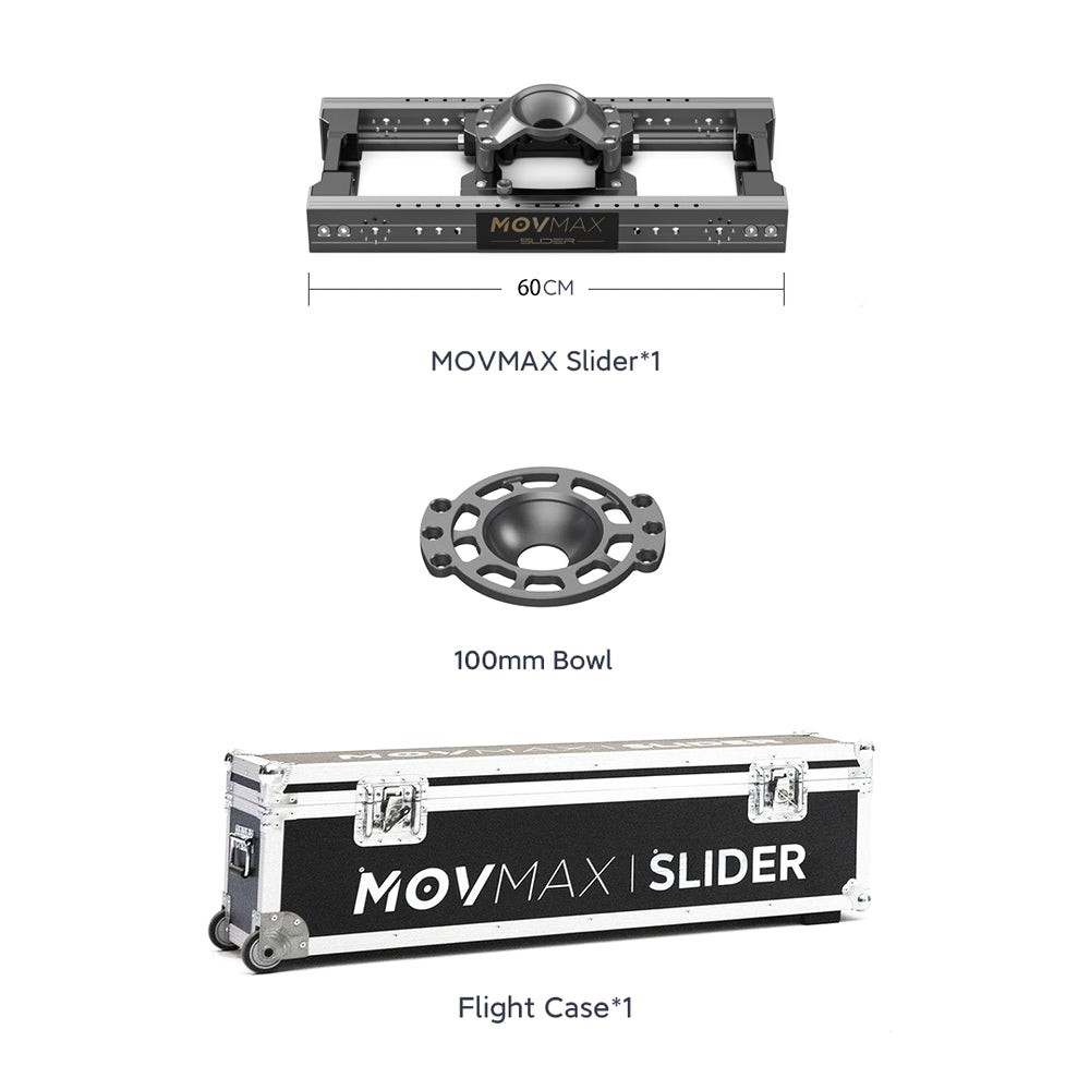 MOVMAX slider 100 mm-es tálrögzítéssel (600 mm)