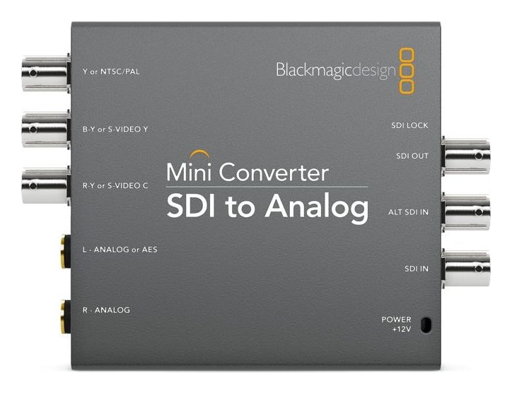 Mini Converter SDI to Analog – Komponens, S-Video és kompozit