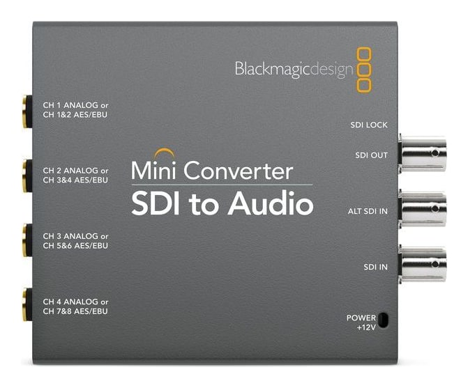 Mini Converter SDI to Audio – Négy analóg csatorna vagy nyolc AES/EBU