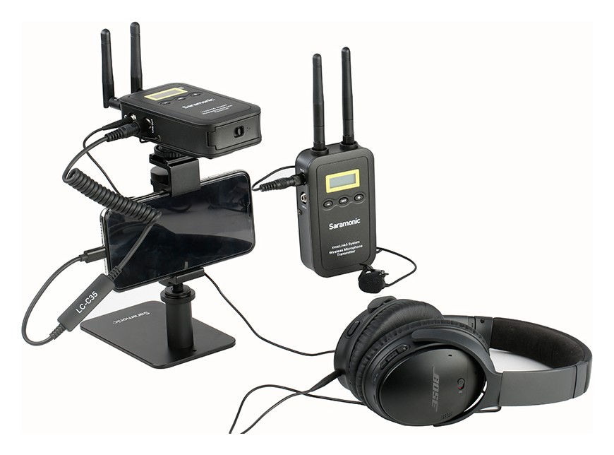Saramonic LC-C35 – Riportszett telefonnal