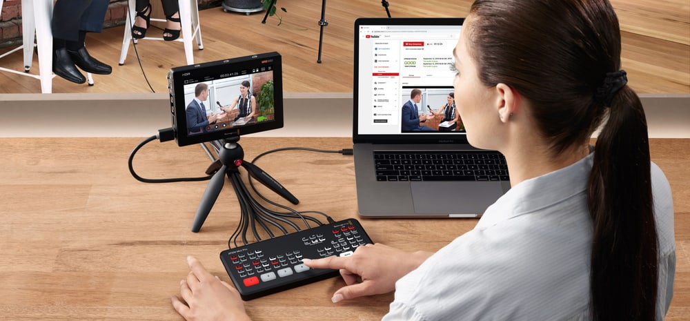 ATEM Mini Pro – Stream, rögzítő és USB webkamera egyben