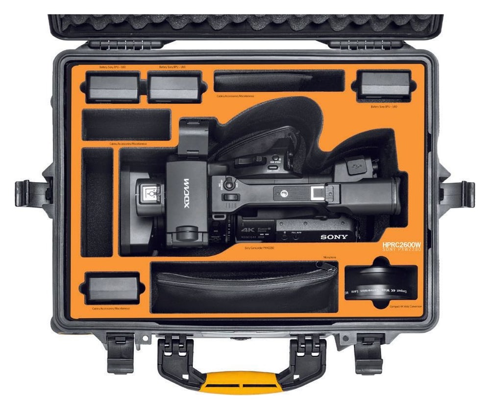 HPRC 2600W – Egyedi habbetét: Sony PXW-Z280
