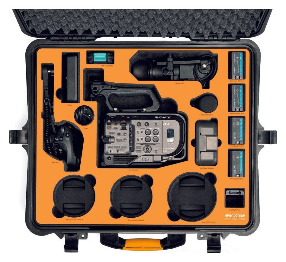 HPRC 2700W – Egyedi habbetét: Sony PXW-FX9