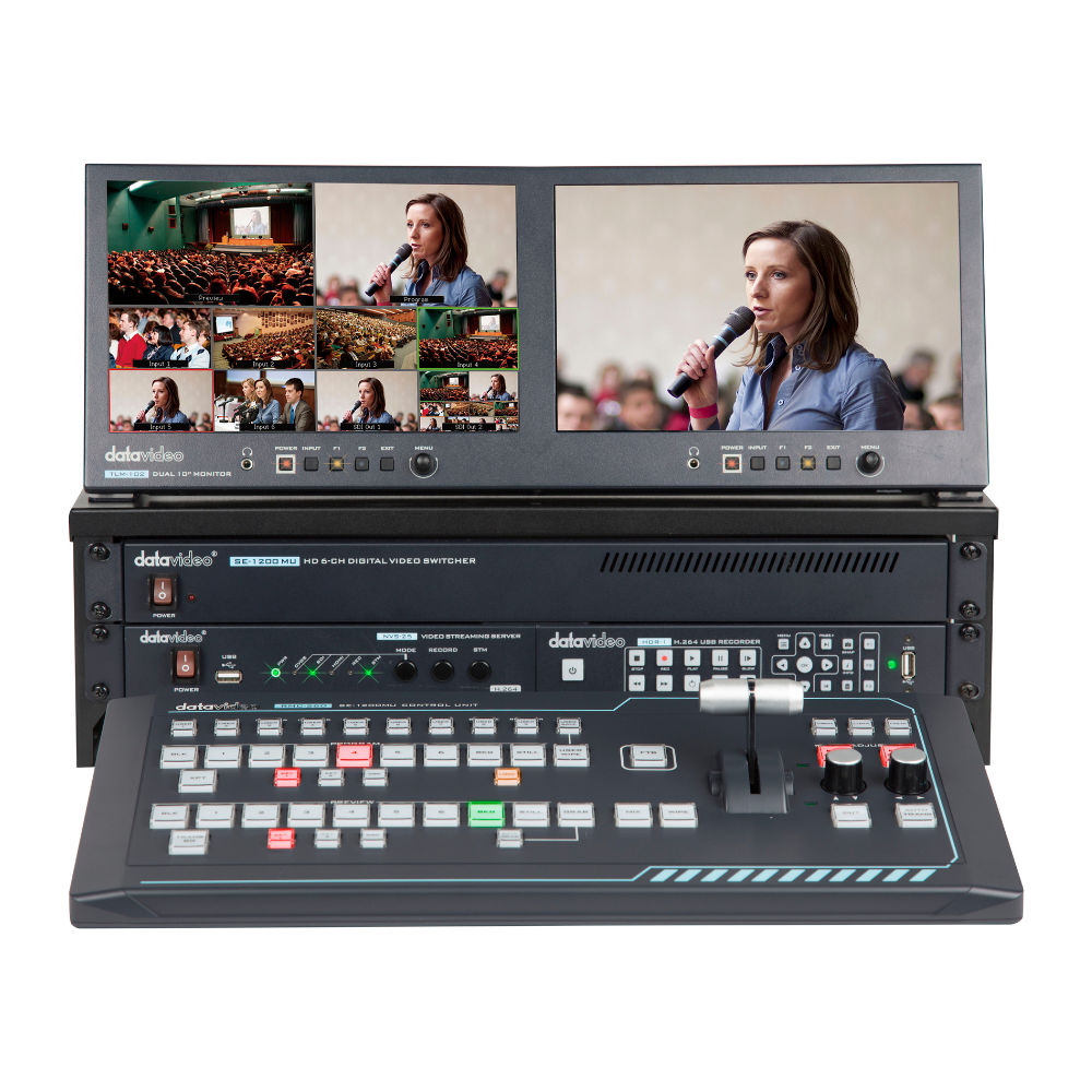 Datavideo GO 1200 Studio hordozható, 6 csatornás HD produkciós stúdió