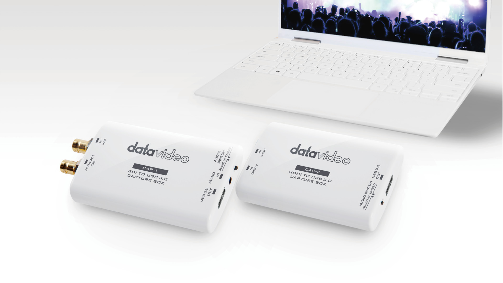 Datavideo CAP-1 és CAP-2 csatlakoztatása egy laptophoz