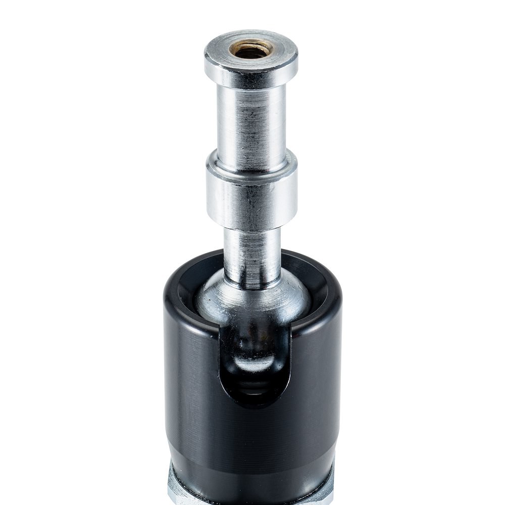 A Manfrotto 143N 16 mm-es csapjának és belső menetének részlete