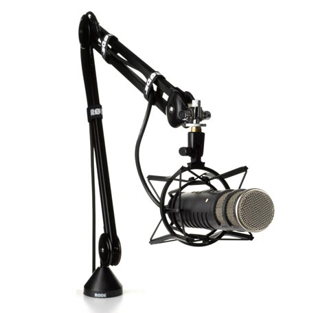 RØDE PSA1 osazené studiovým mikrofonem