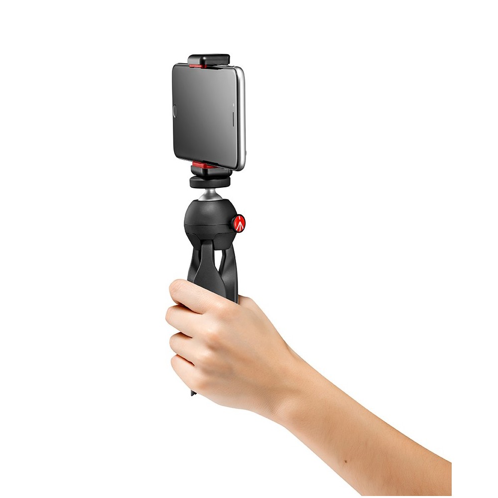 A Manfrotto univerzális telefontartó részlete