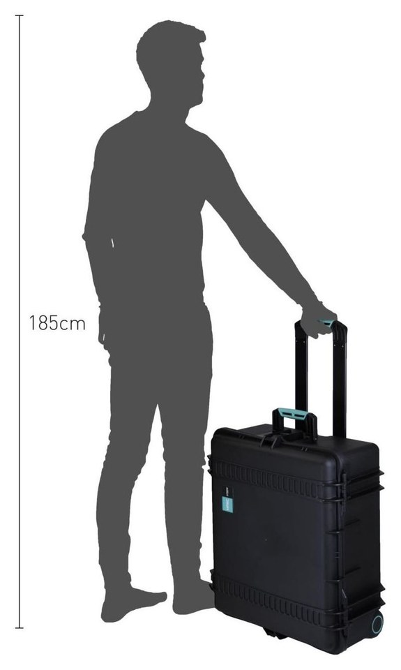 HPRC 2700W üres koffer – Méret a gyakorlatban