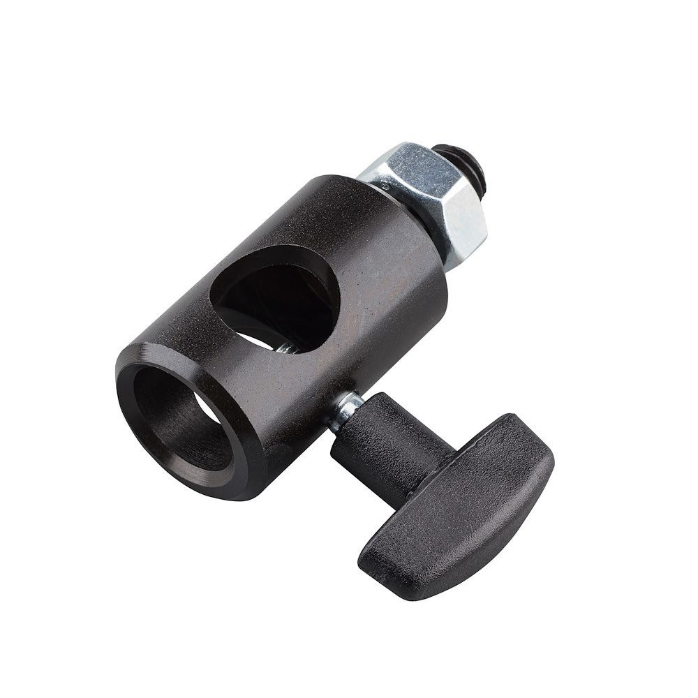 Manfrotto 014MS – a 16 mm-es hüvely és a T-fogantyú ferde részlete