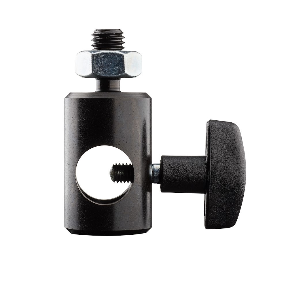 Manfrotto 014MS – a 16 mm-es hüvely–M10 adapter elölnézete