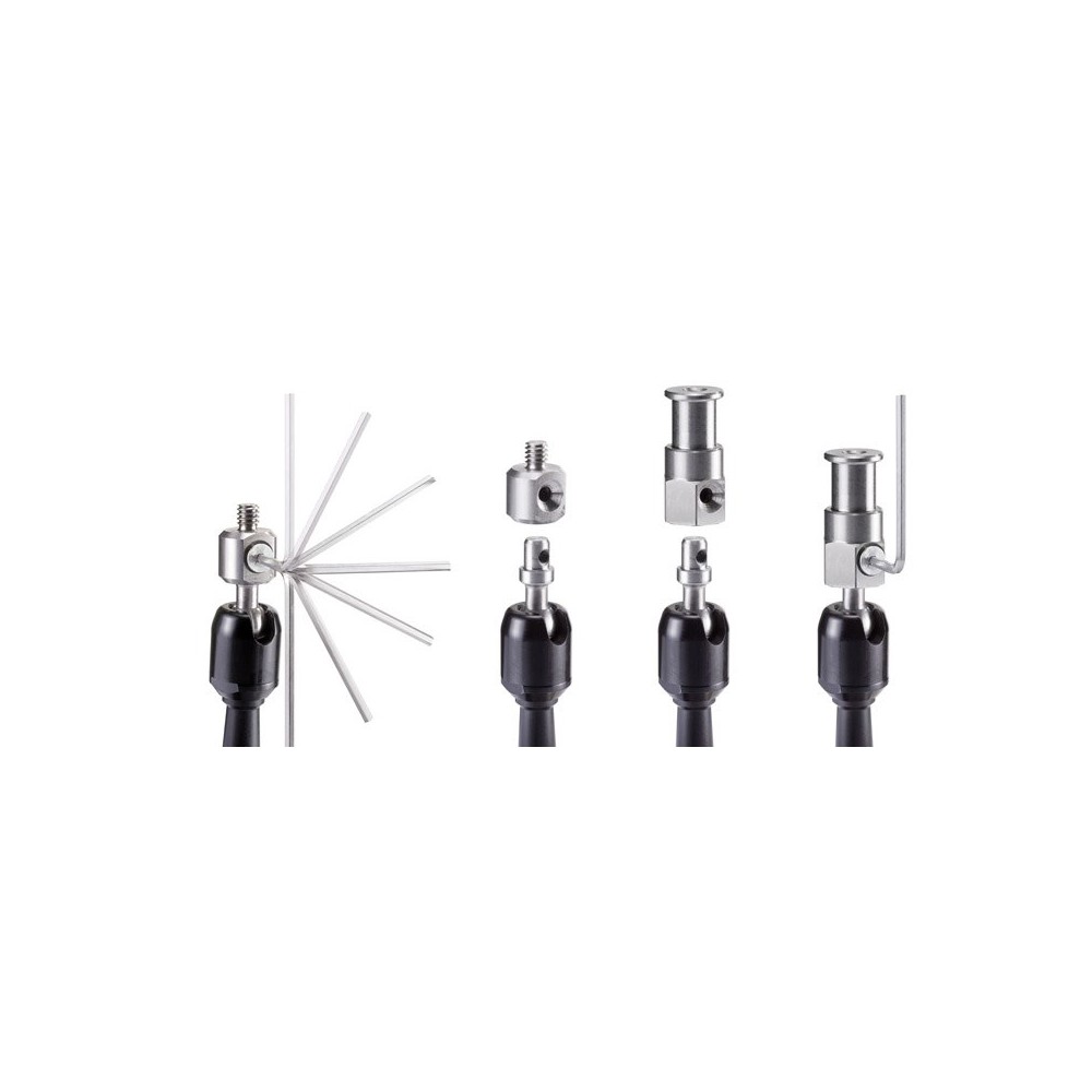 Adapter cseréje egy Manfrotto 244 sorozatú karon