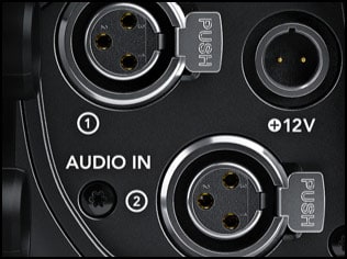 Blackmagic Pocket Cinema Camera 6K Pro – Két mini XLR bemenet fantomtáppal