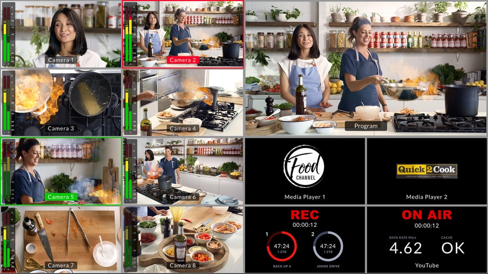 ATEM Mini Extreme – Multiview legfeljebb 16 nézettel