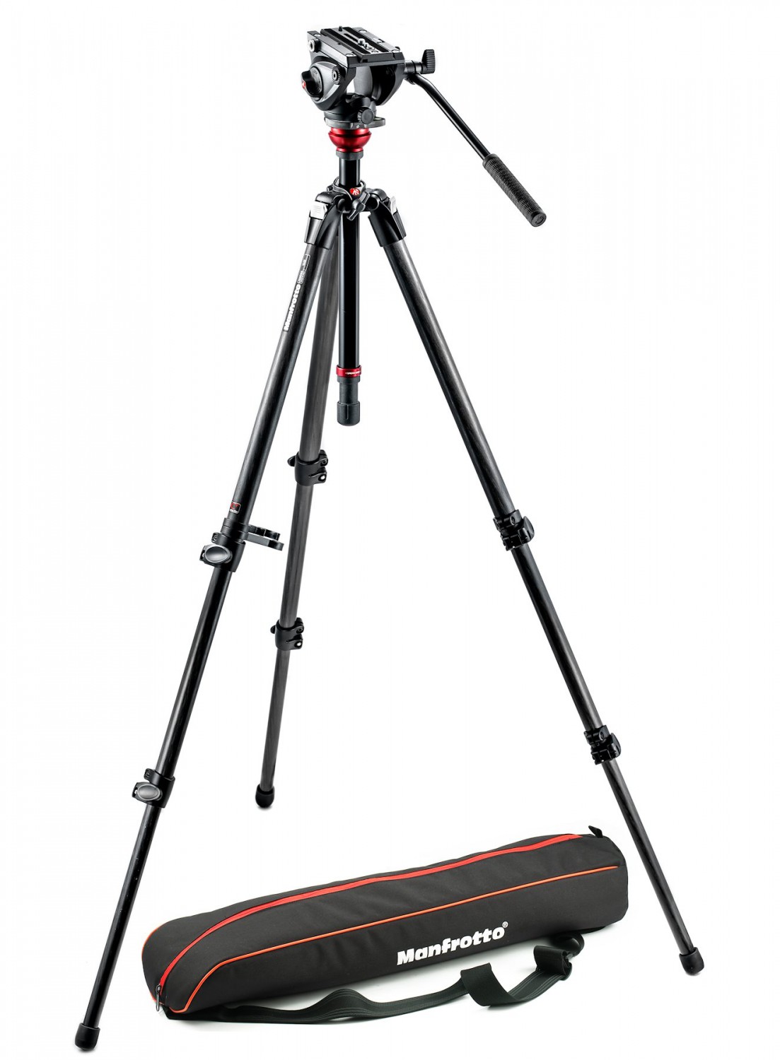 Manfrotto MVH500AH karbon videorendszer 755CX3 állvánnyal és táskával