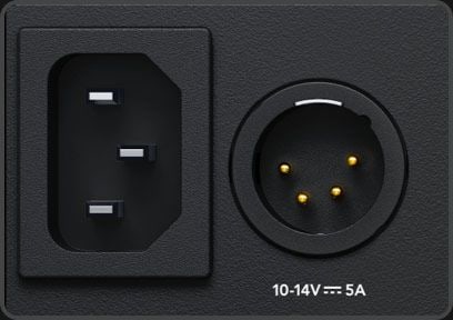 HyperDeck Studio HD Plus – AC és DC tápellátás XLR-en