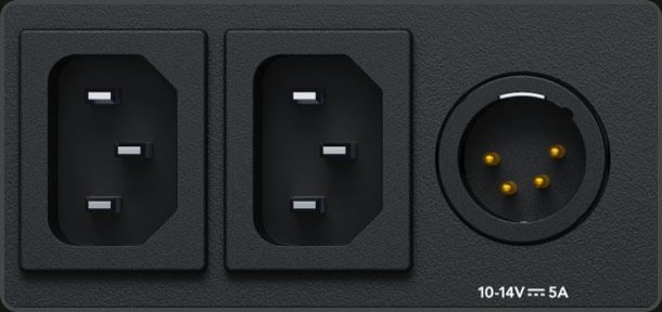 HyperDeck Studio 4K Pro – Két redundáns tápegység