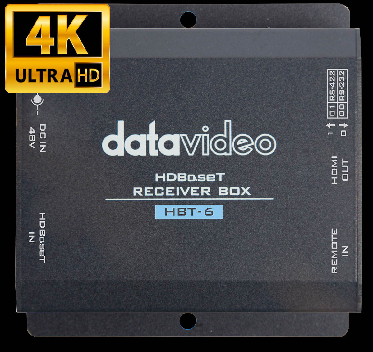 A HBT-6 támogatja a 4K Ultra HD felbontást