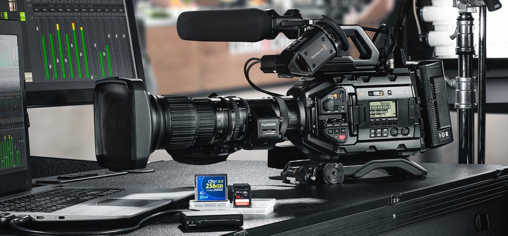 Blackmagic URSA Broadcast G2 – Általános formátumok és két foglalat minden adathordozóhoz