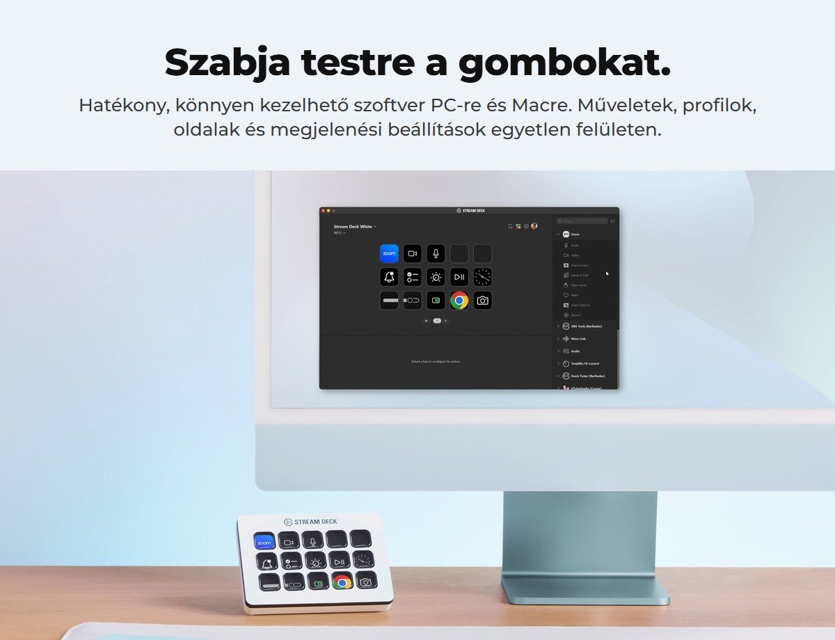 Stream Deck szoftver