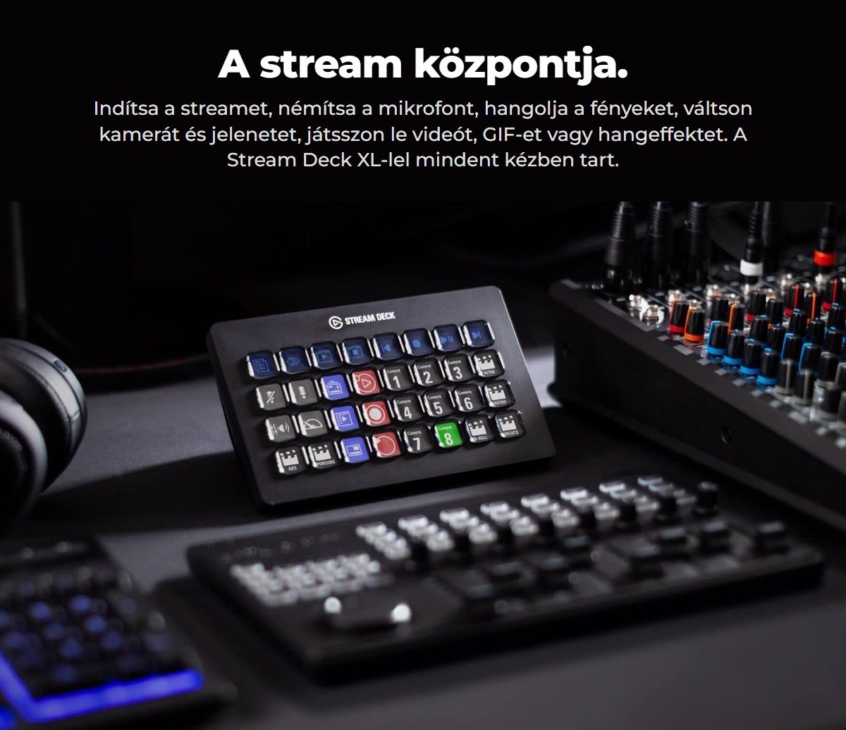 Élő közvetítés vezérlése