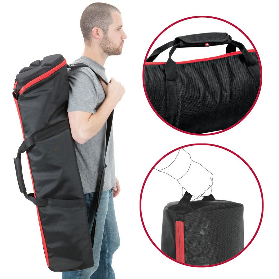 A Manfrotto MBAG90PN hordása vállpánttal és fogantyúval