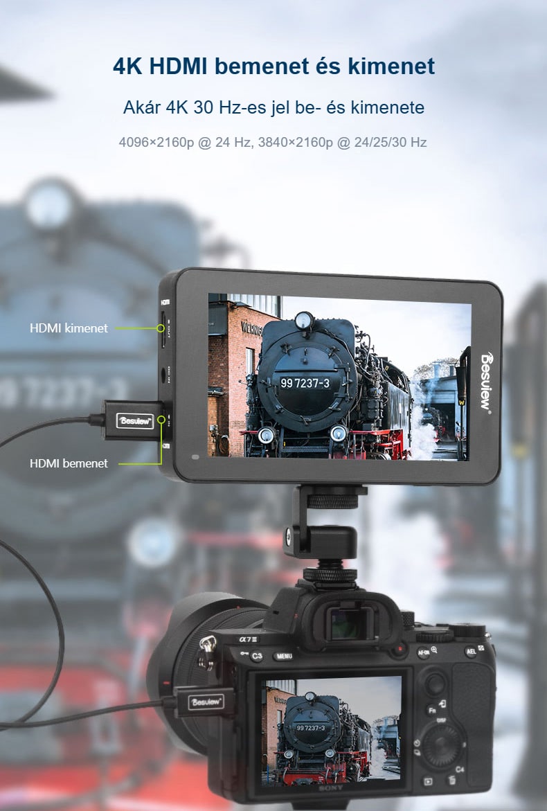 4K HDMI be- és kimenet, fejhallgató-csatlakozó