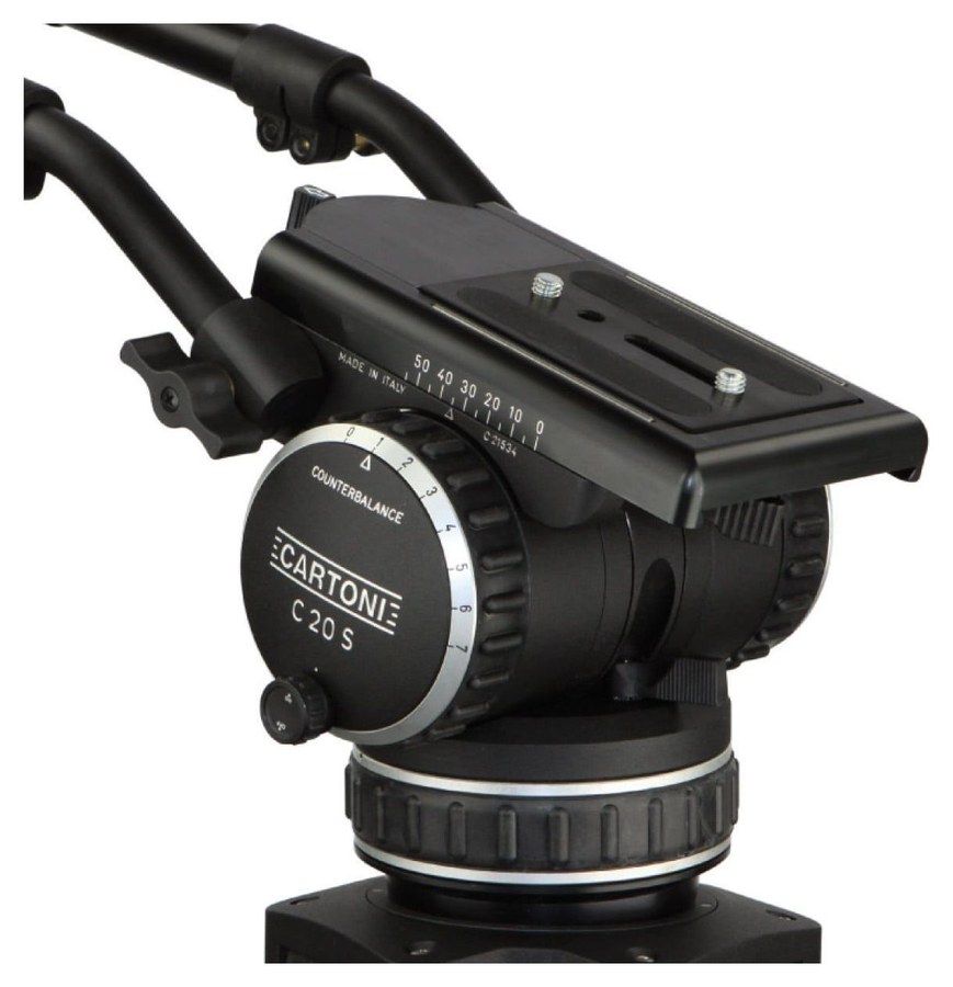 Cartoni C20S rendszer CF MS – C20S fluid fej