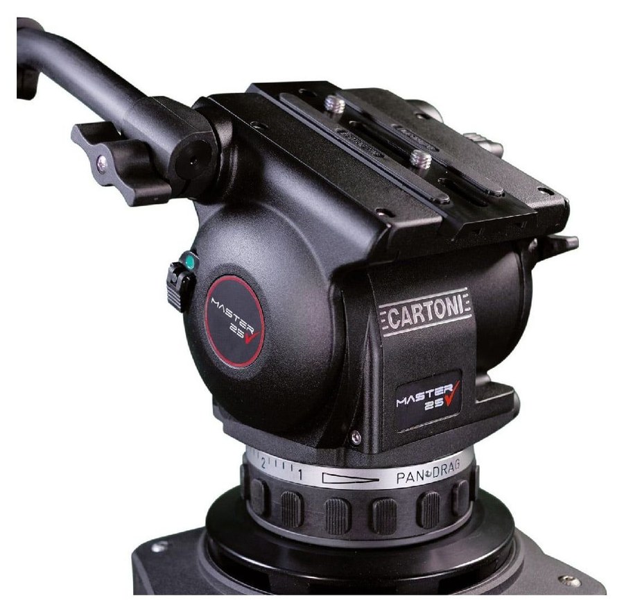 Cartoni Master 25 rendszer 2-St CF – Master 25 fluid fej