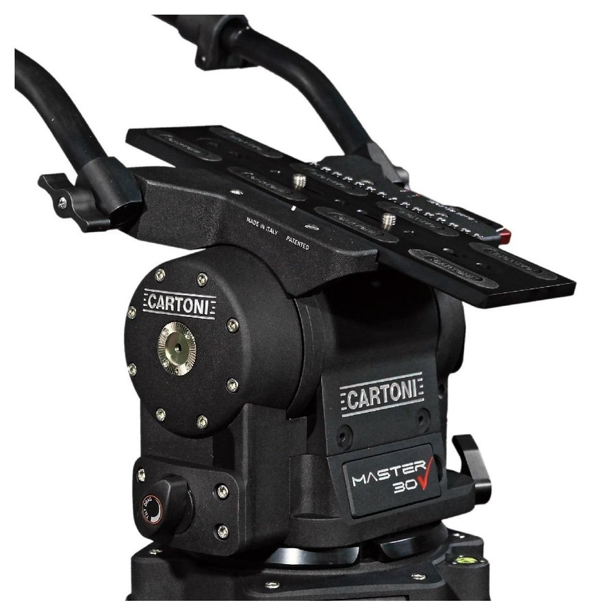 Cartoni Master 30 rendszer 2-St CF – Master 30 fluid fej