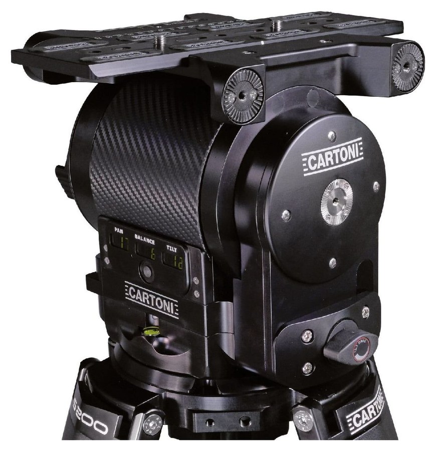 Cartoni HM5000 Maxima 5.0 fluid fej – Ergonomikus kezelés