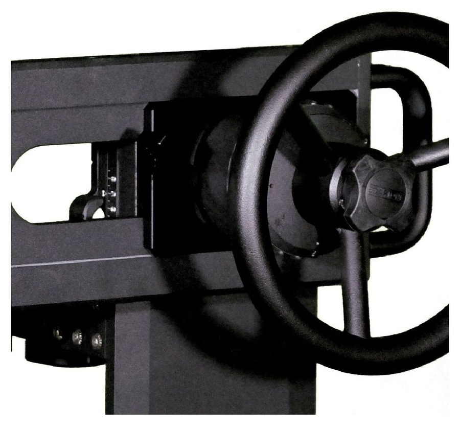 Cartoni Lambda 50 3. tengely – A kézikerék közelről