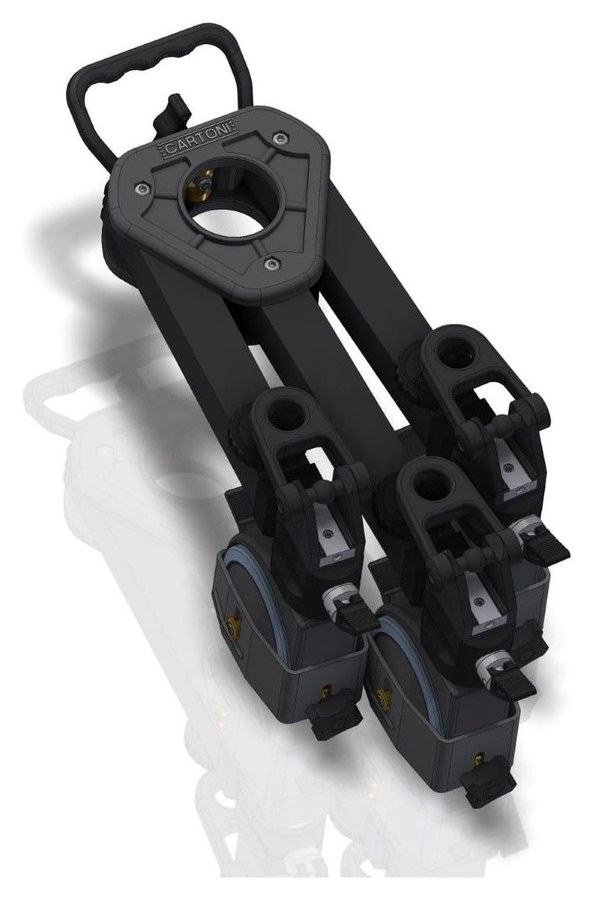 Cartoni D834/A Standard dolly, kihúzható – Összecsukott dolly