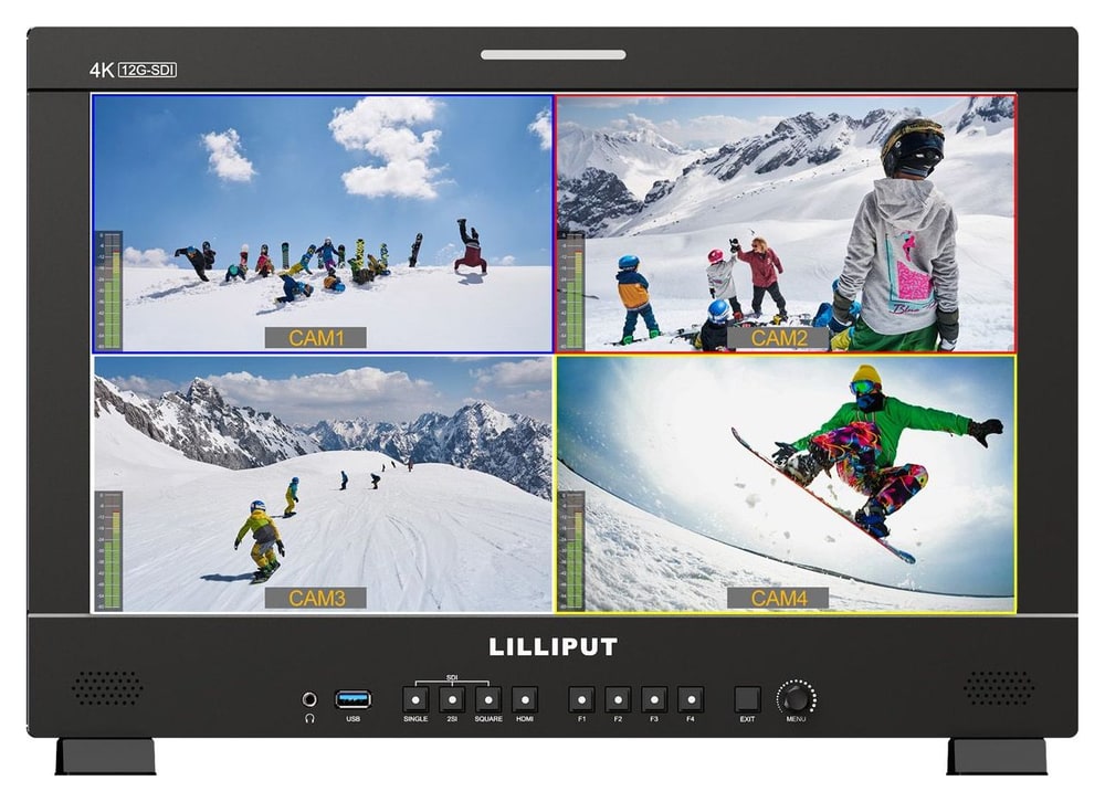 Lilliput Q18 – Mérőeszközök kamerához és vágáshoz