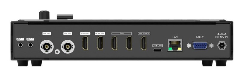 AVMATRIX HVS0403U – Csatlakozók a hátoldalon