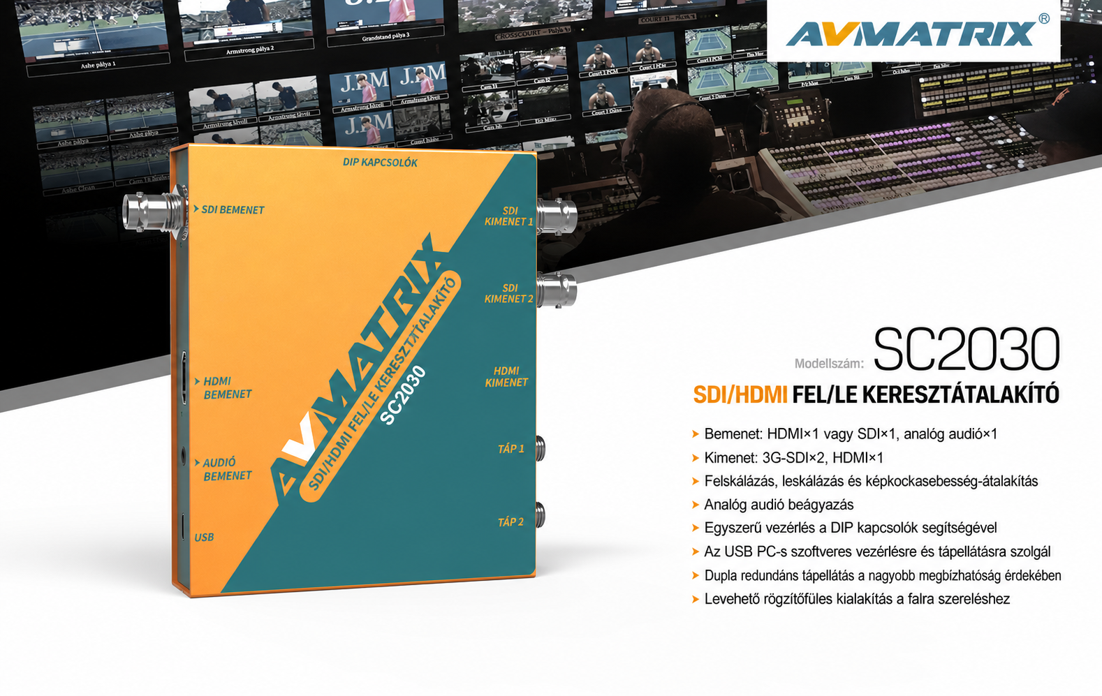 AVMATRIX SC2030 – magyar infografika 1