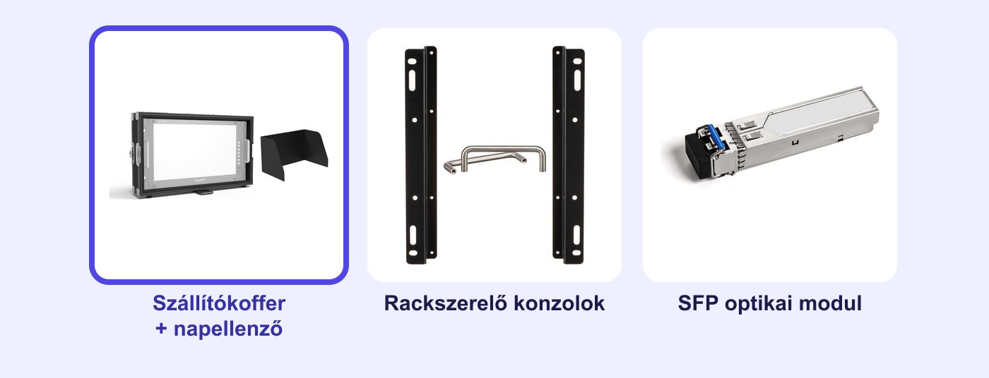 A Lilliput Q24 monitor opcionális tartozékai
