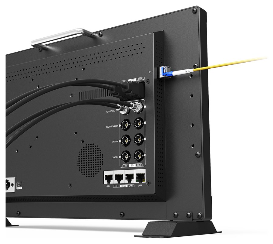 Lilliput Q15 SFP optikai modul – SFP+ foglalat a monitoron