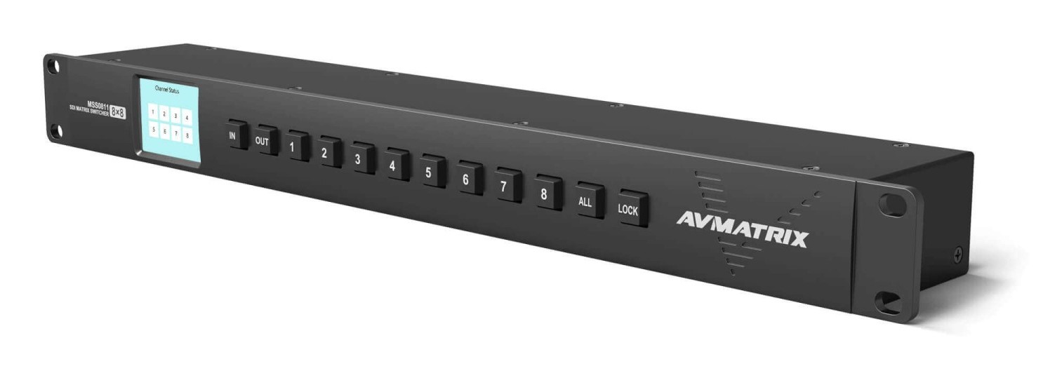 AVMATRIX MSS0811 – Előlap