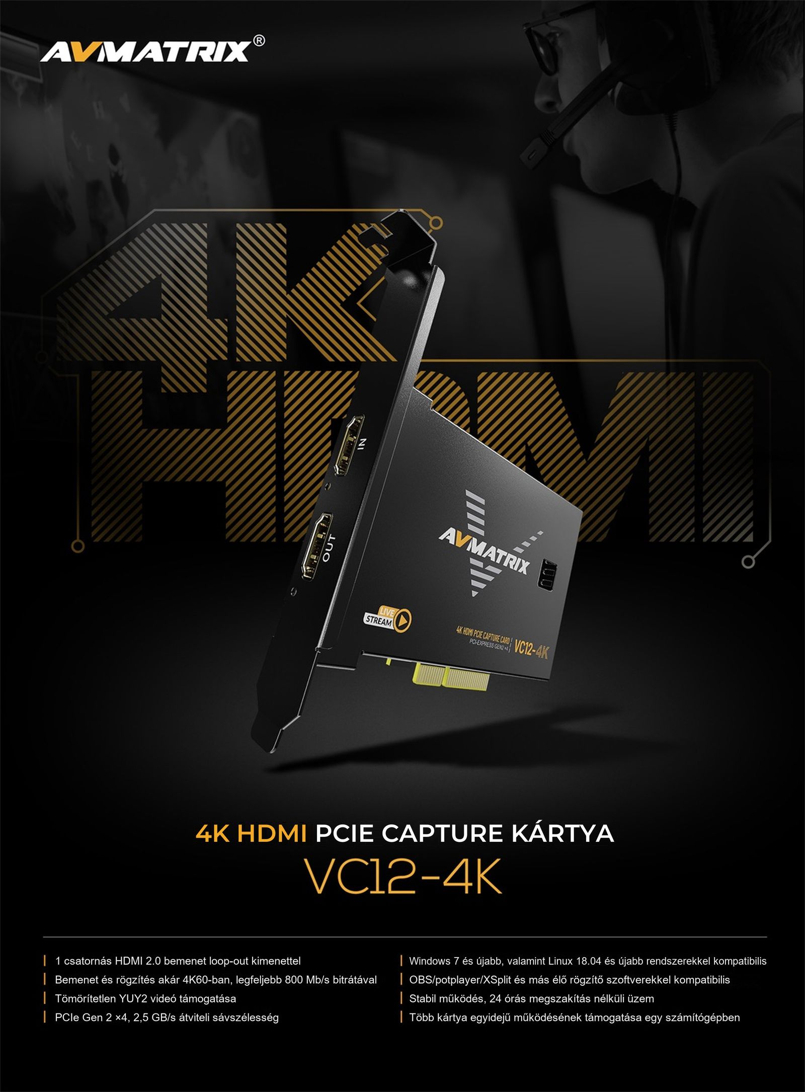 AVMATRIX VC12-4K – infografika