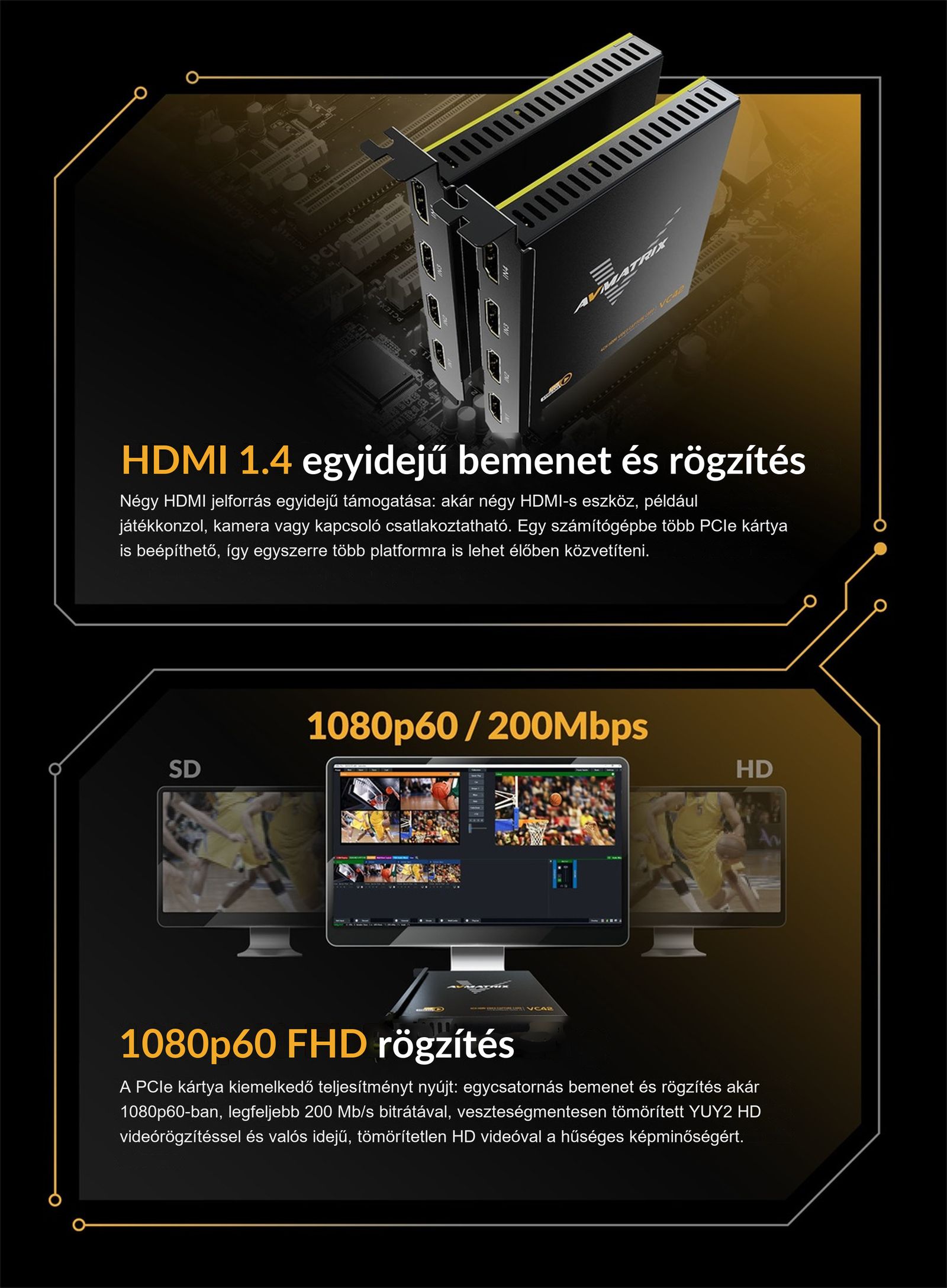 AVMATRIX VC42x – infografika