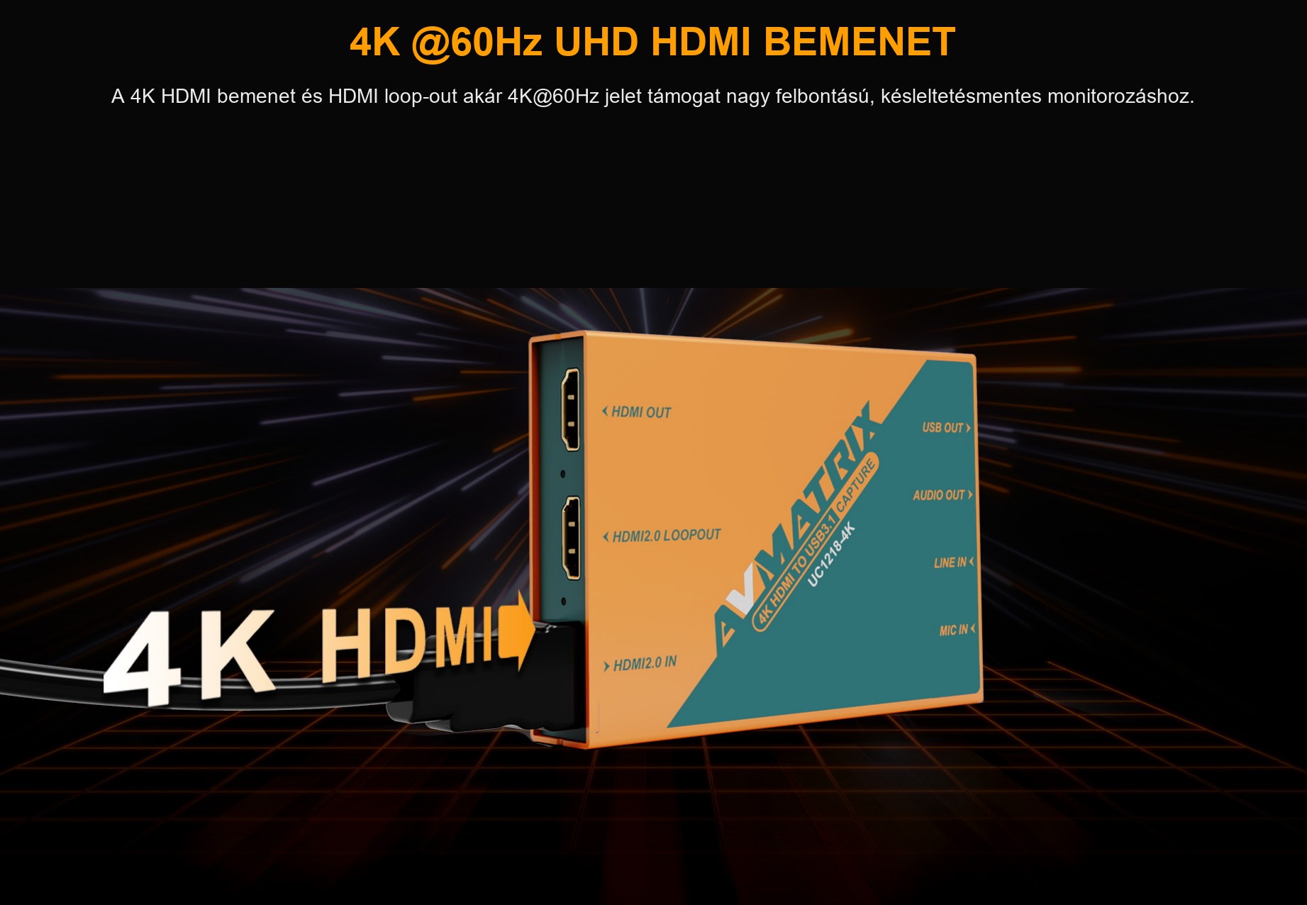 AVMATRIX UC1218-4K