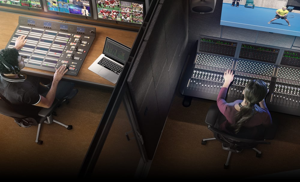 ATEM 4 M/E Constellation 4K – Fairlight hangkeverő