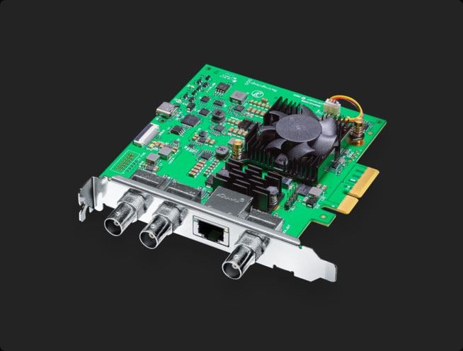 DeckLink IP/SDI HD – Két kétirányú 3G-SDI csatlakozó