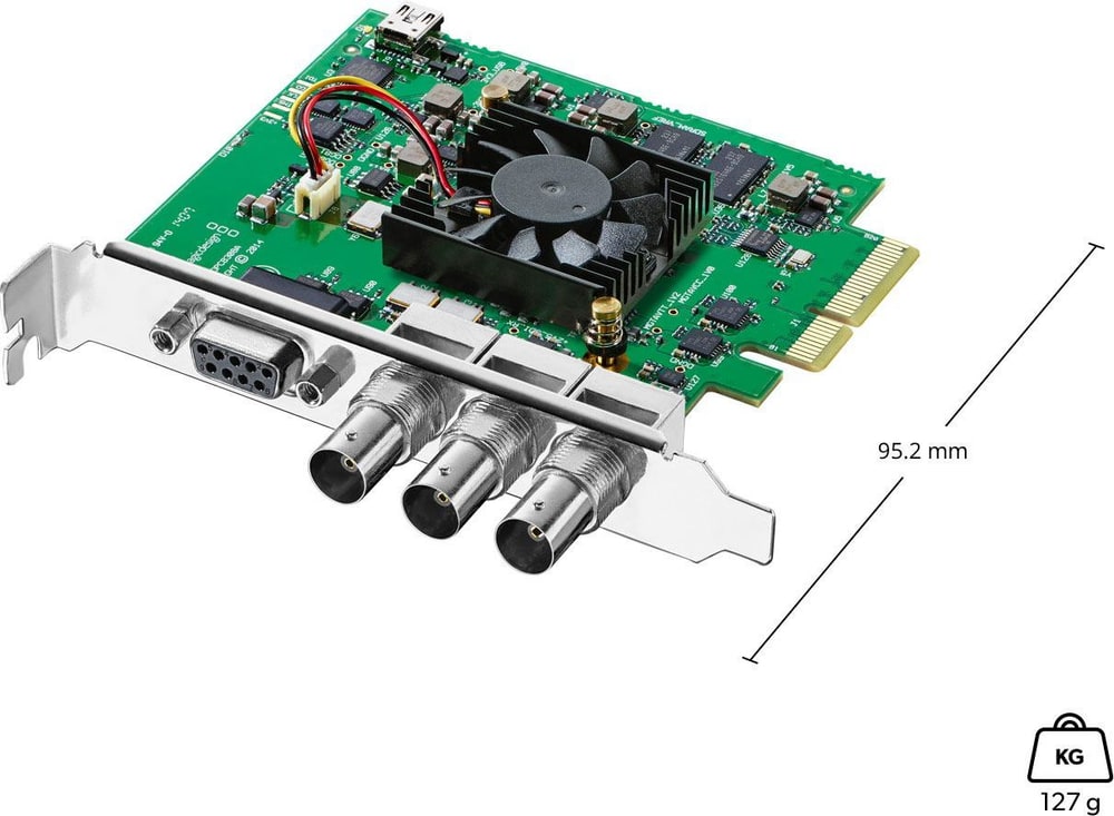 DeckLink SDI 4K – Méretek és beszerelés