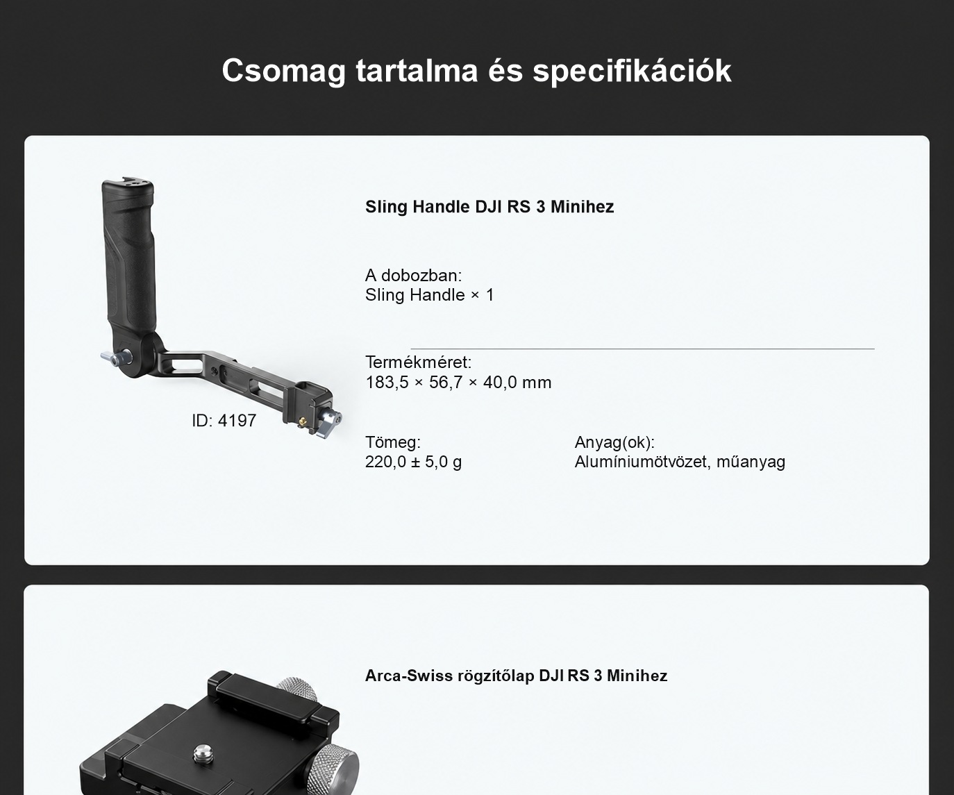 SmallRig Sling Handle 4197B HU 11