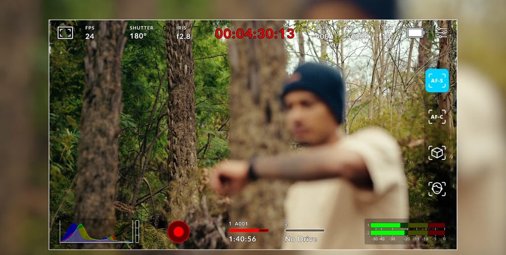 Blackmagic Cinema Camera 6K – Automatikus élességállítás arcfelismeréssel